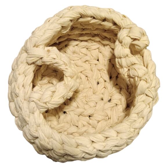 Chunky Crochet double handle gathering basket - Picture 2 of 3